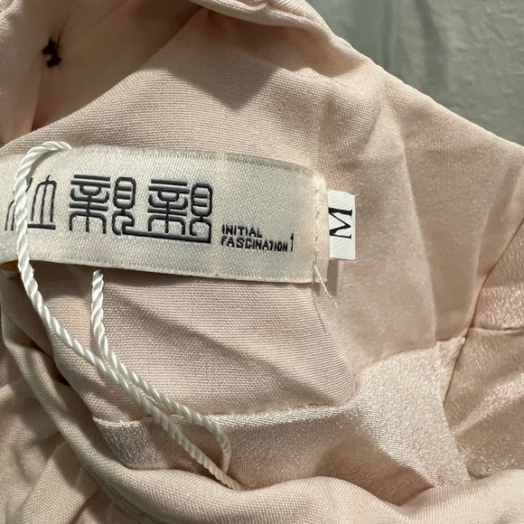 Women’s Angel Song Cream Colored Dress with Angelcore Pattern - Picture 3 of 4